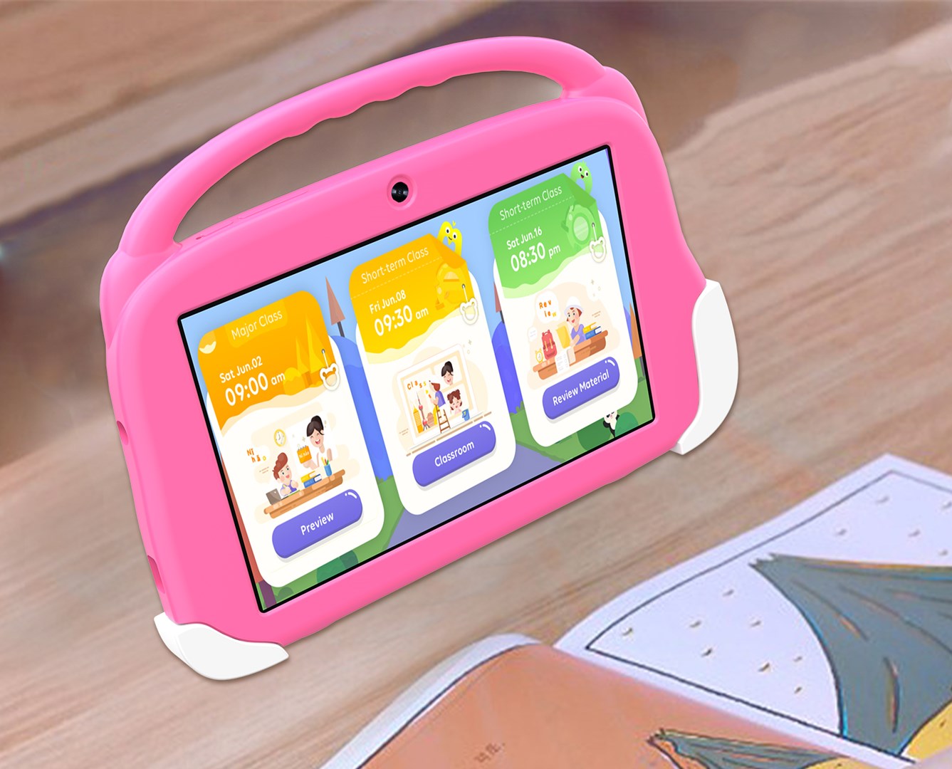 Tablet KidsTAB8 4G BLOW 4/64GB pink + case - Afbeelding 9