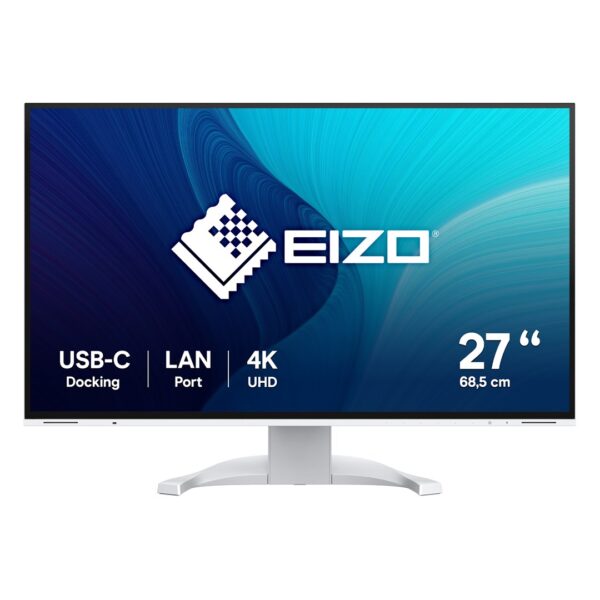 EIZO FlexScan EV2740X-WT computer monitor 68.6 cm (27") 3840 x 2160 pixels 4K Ultra HD LCD White