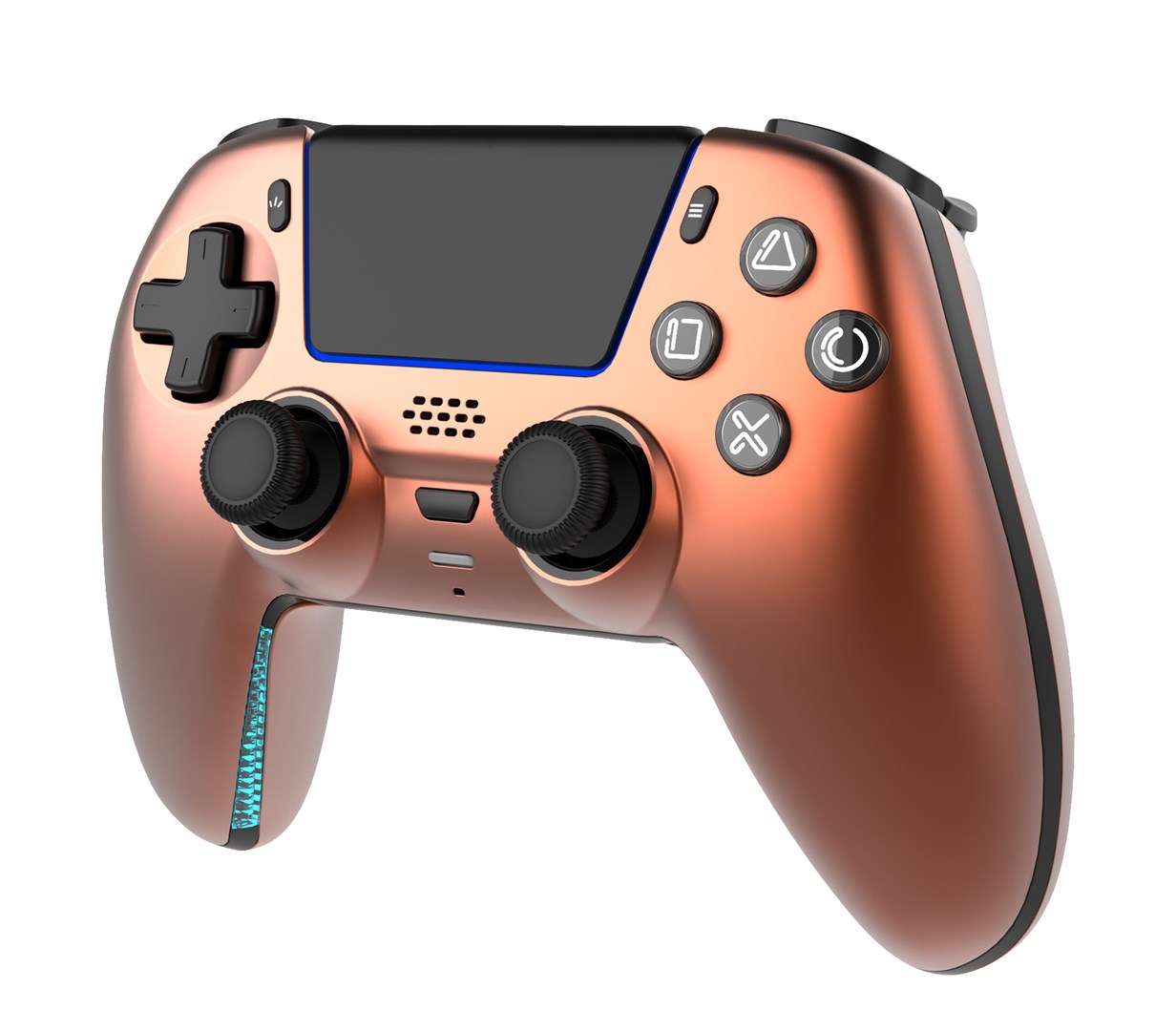 Deltaco Gaming GAM-199-ORANGECOPPER Gaming Controller Orange, Bronze Bluetooth/USB Gamepad PlayStation 5, PC, Android, iOS - Afbeelding 4