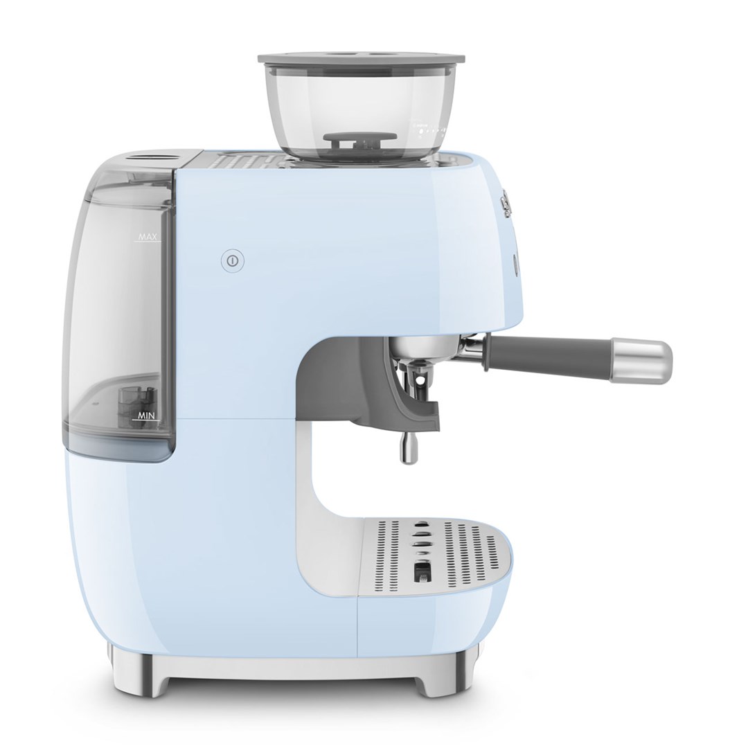 Smeg 50's Style Espresso Coffee Machine EGF03PBEU Pastel Blue - Afbeelding 4