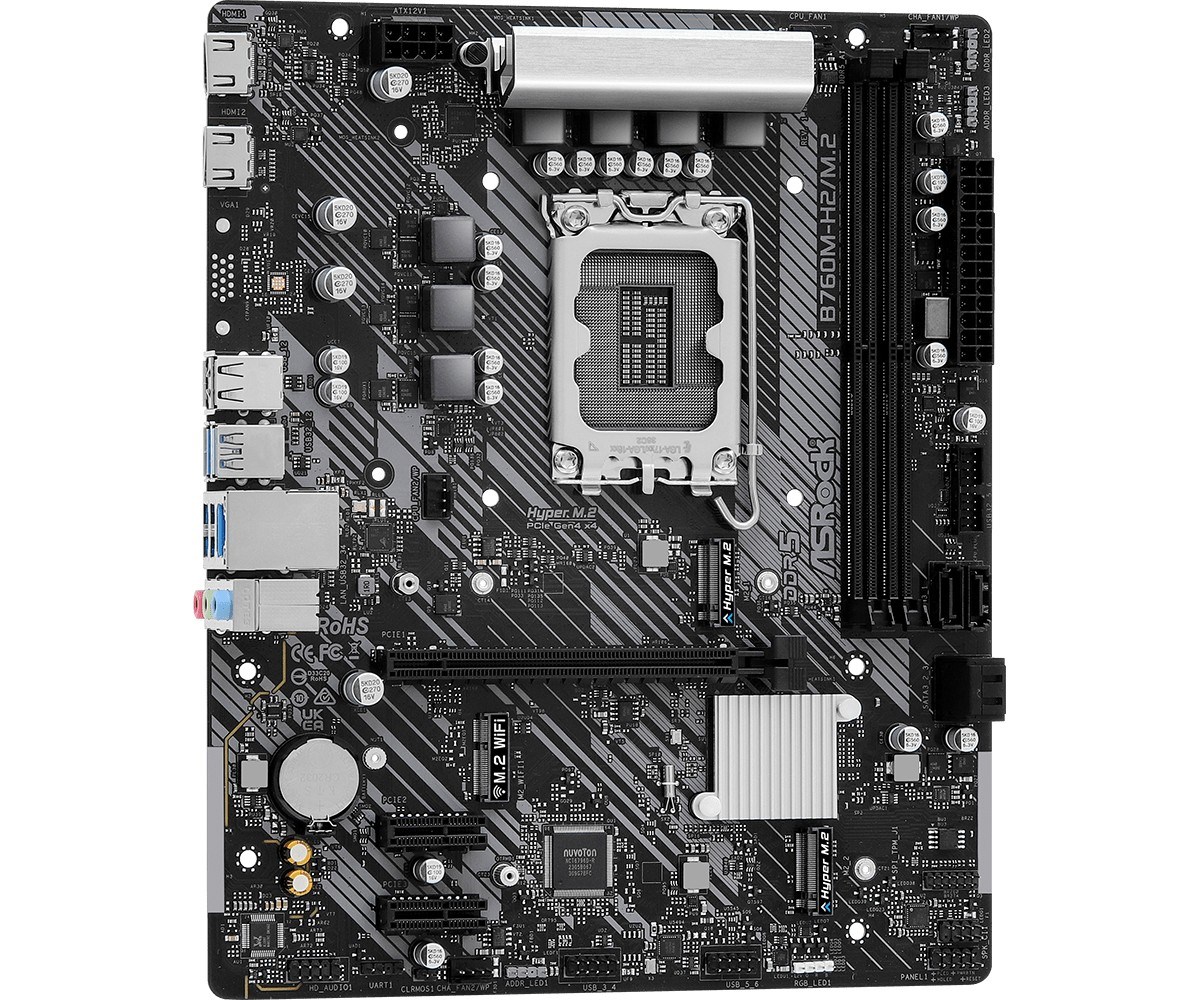 ASRock B760M-H2/M.2 motherboard - Afbeelding 3