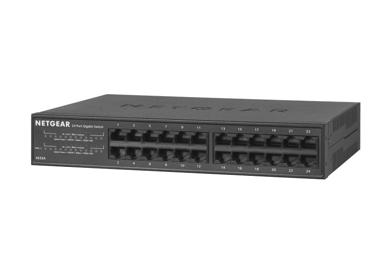 NETGEAR GS324 Unmanaged Gigabit Ethernet (10/100/1000) Black - Afbeelding 6