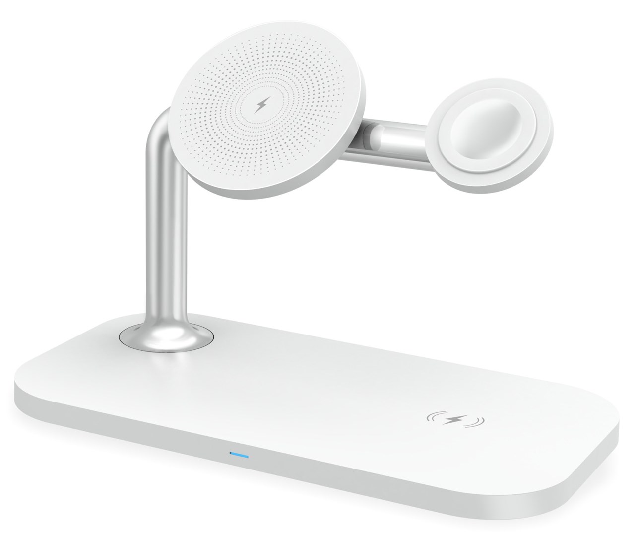 RealPower ChargeAIR Mag Headphones, Smartphone, Smartwatch White USB Wireless charging Indoor