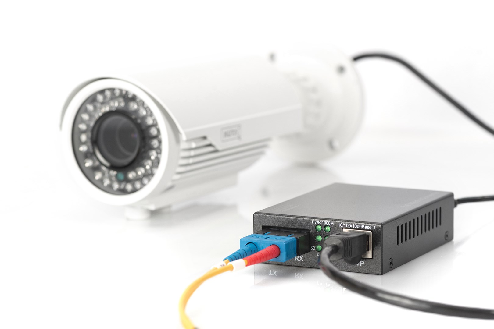 Digitus Gigabit PoE media converter, RJ45 / SC, MM, PSE - Afbeelding 4