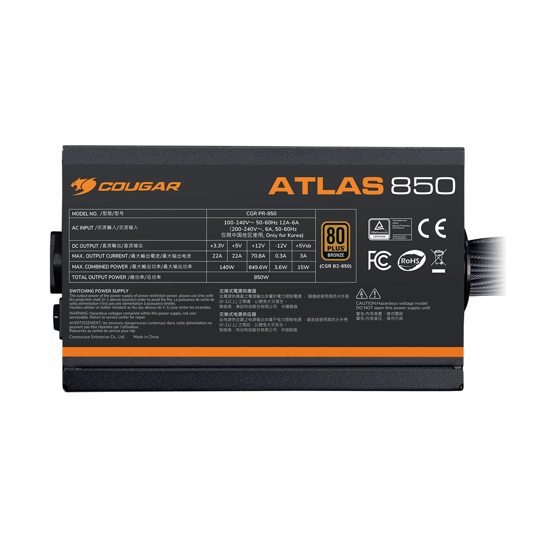 COUGAR Power Supply ATLAS 650W ATX3.1 / 80 Plus Bronze - Afbeelding 12