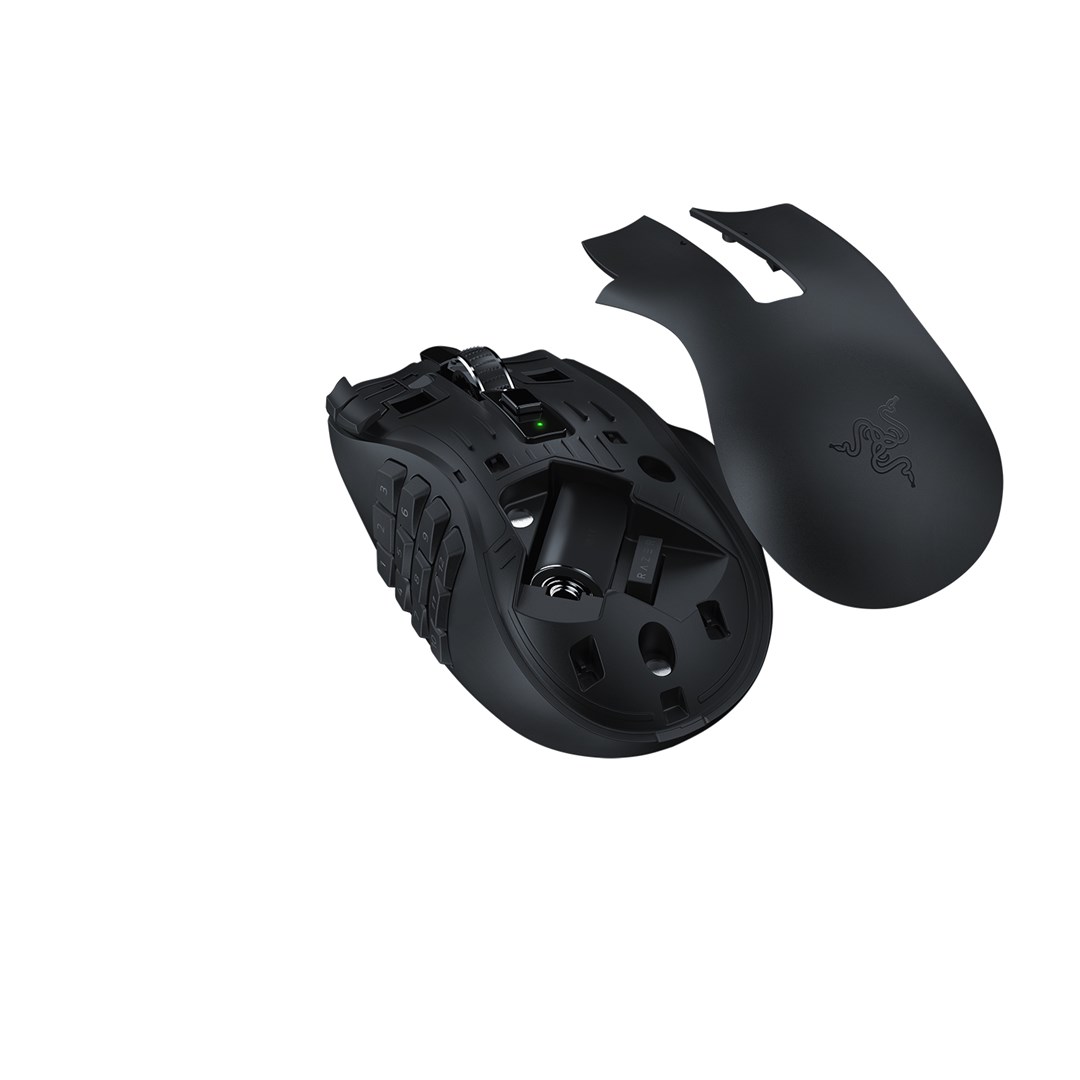 Razer Naga V2 HyperSpeed mouse Gaming Right-hand RF Wireless + Bluetooth Optical 30000 DPI - Afbeelding 3