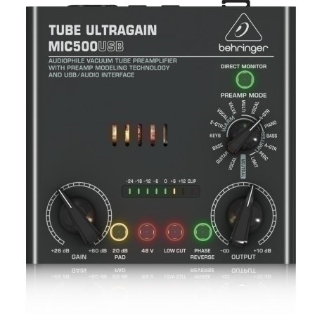 Behringer MIC500USB audio preamplifier - Afbeelding 6