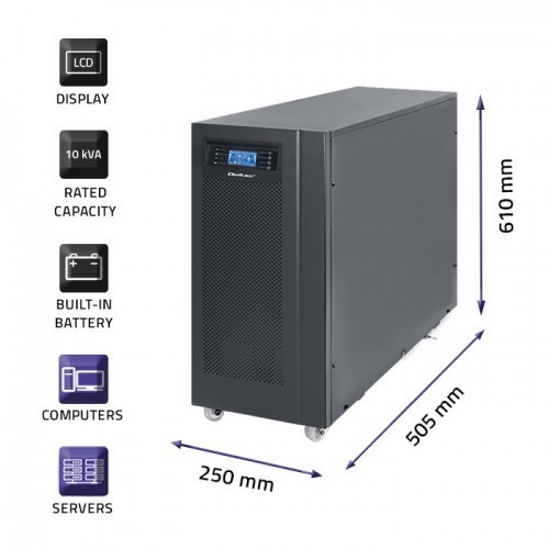 Qoltec - UPS - 8 kW - 10000 VA - Afbeelding 4