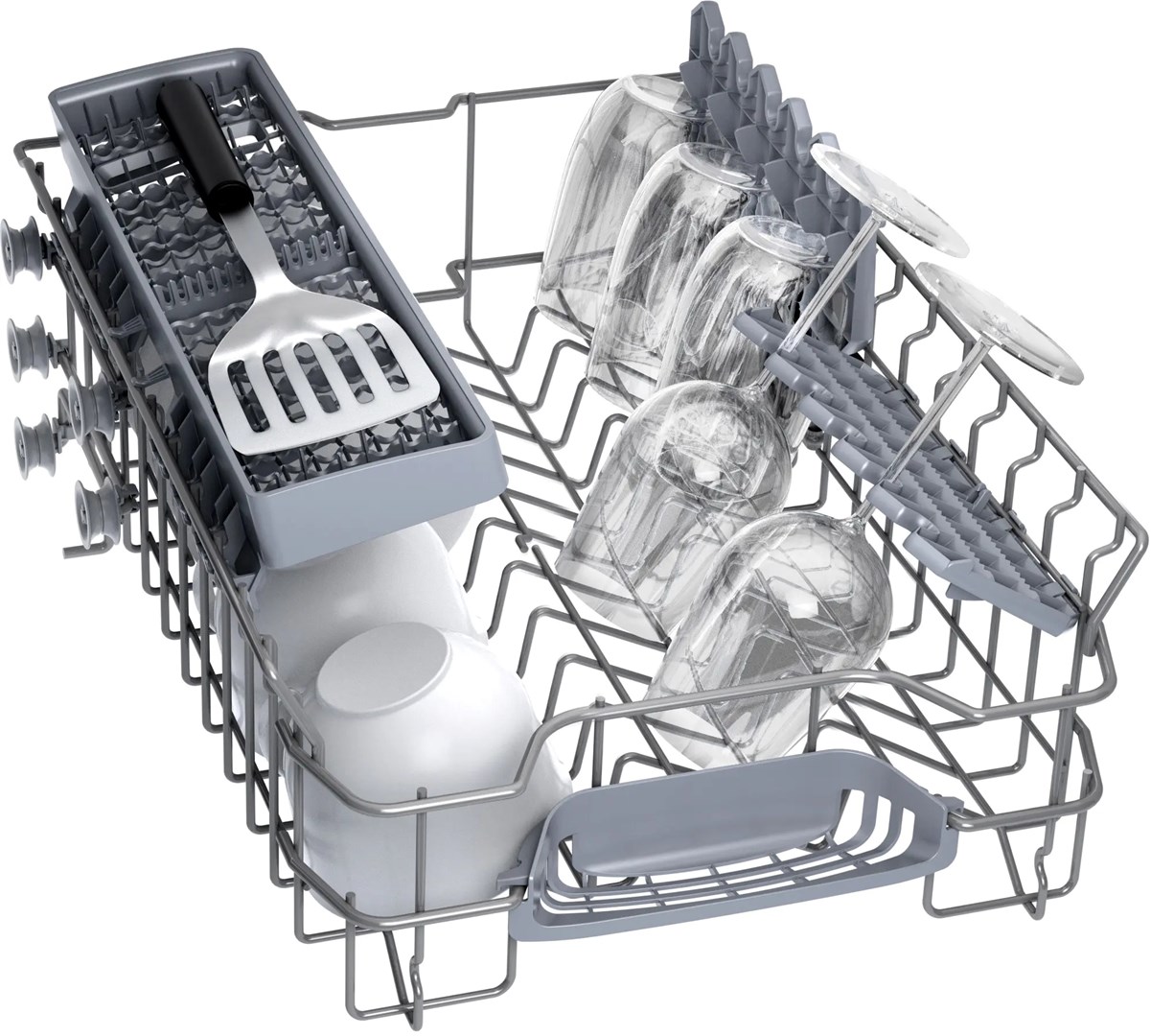 Bosch SPS2HKI02E Freestanding dishwasher 45 cm Brushed steel - Afbeelding 9
