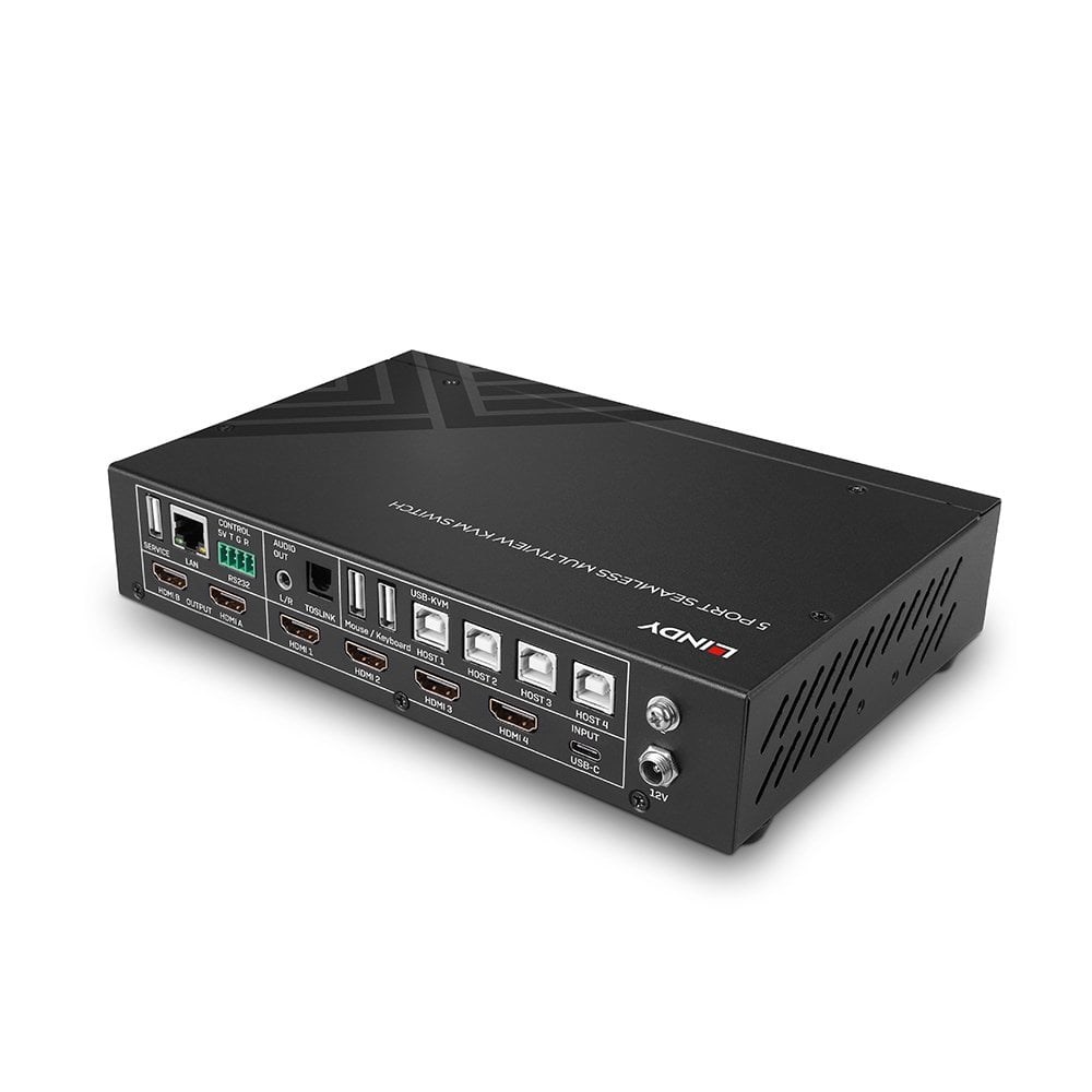 Lindy 5 Port Seamless Multiview KVM Switch - Afbeelding 12