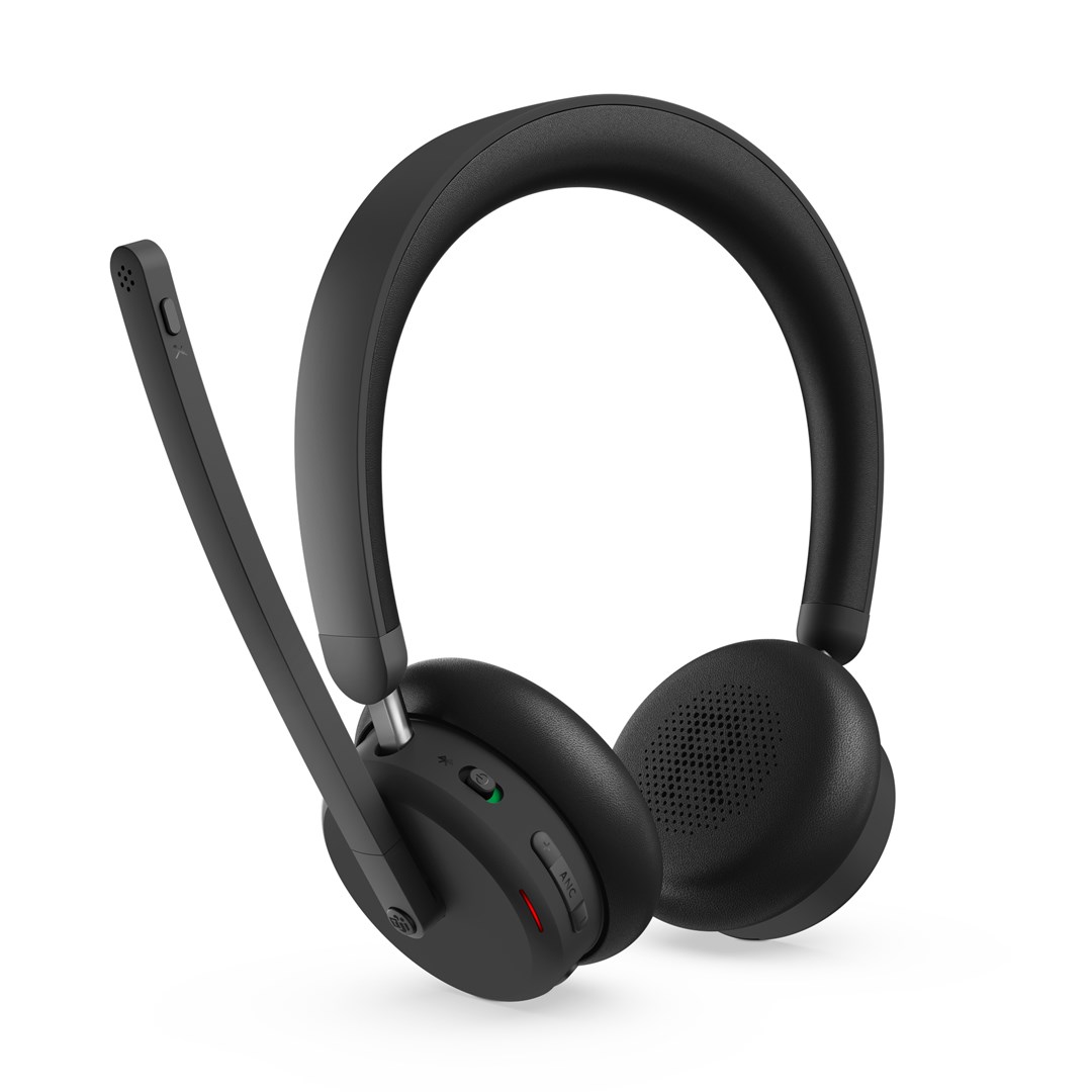 Lenovo ANC Headset 6550 Wireless Head-band Office/Call center USB Type-C Bluetooth Black - Afbeelding 12