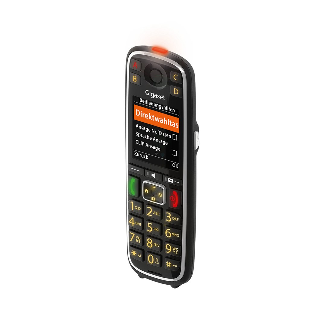 Gigaset E720HX Analog/DECT telephone Caller ID Black - Afbeelding 7