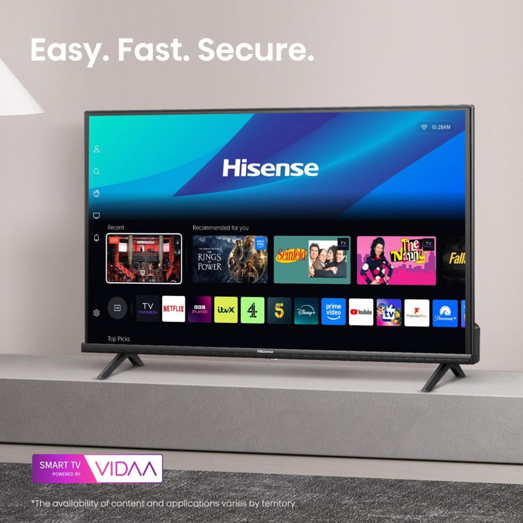 Hisense 40A4Q 101.6 cm (40") Full HD Smart TV Wi-Fi Black 200 cd/m² - Afbeelding 8