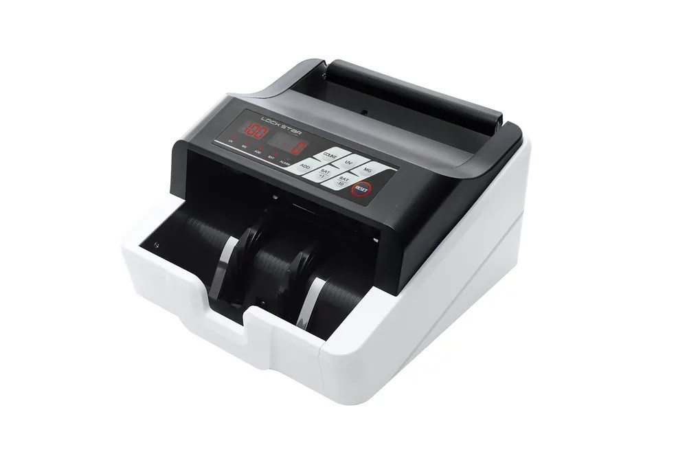Extralink LOCKSTAR PROFESJONALNA LICZARKA NOMINALOWA Voor BANKNOTÓW UV, IR, MG X-300 Banknote counting machine White