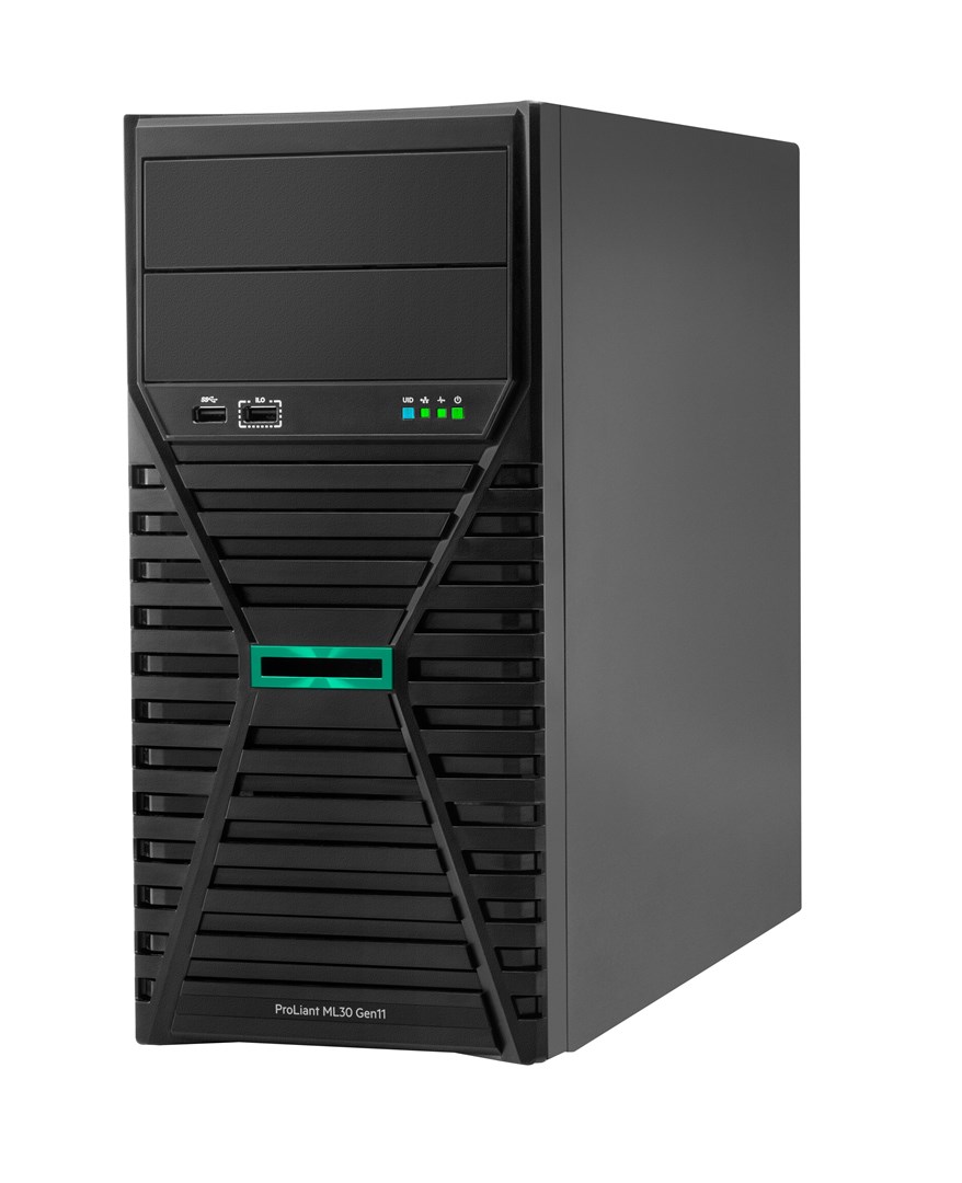 HPE ProLiant ML30 Gen11 6325P 3.5GHz 4c 1P 1x32GB-U 8SFF 2x480GB SSD 1x1000W PS EU Server - Afbeelding 3