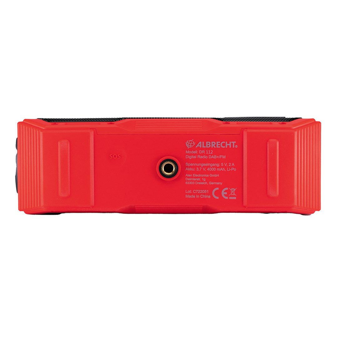 Albrecht DR 112 Digital Black, Red - Afbeelding 7