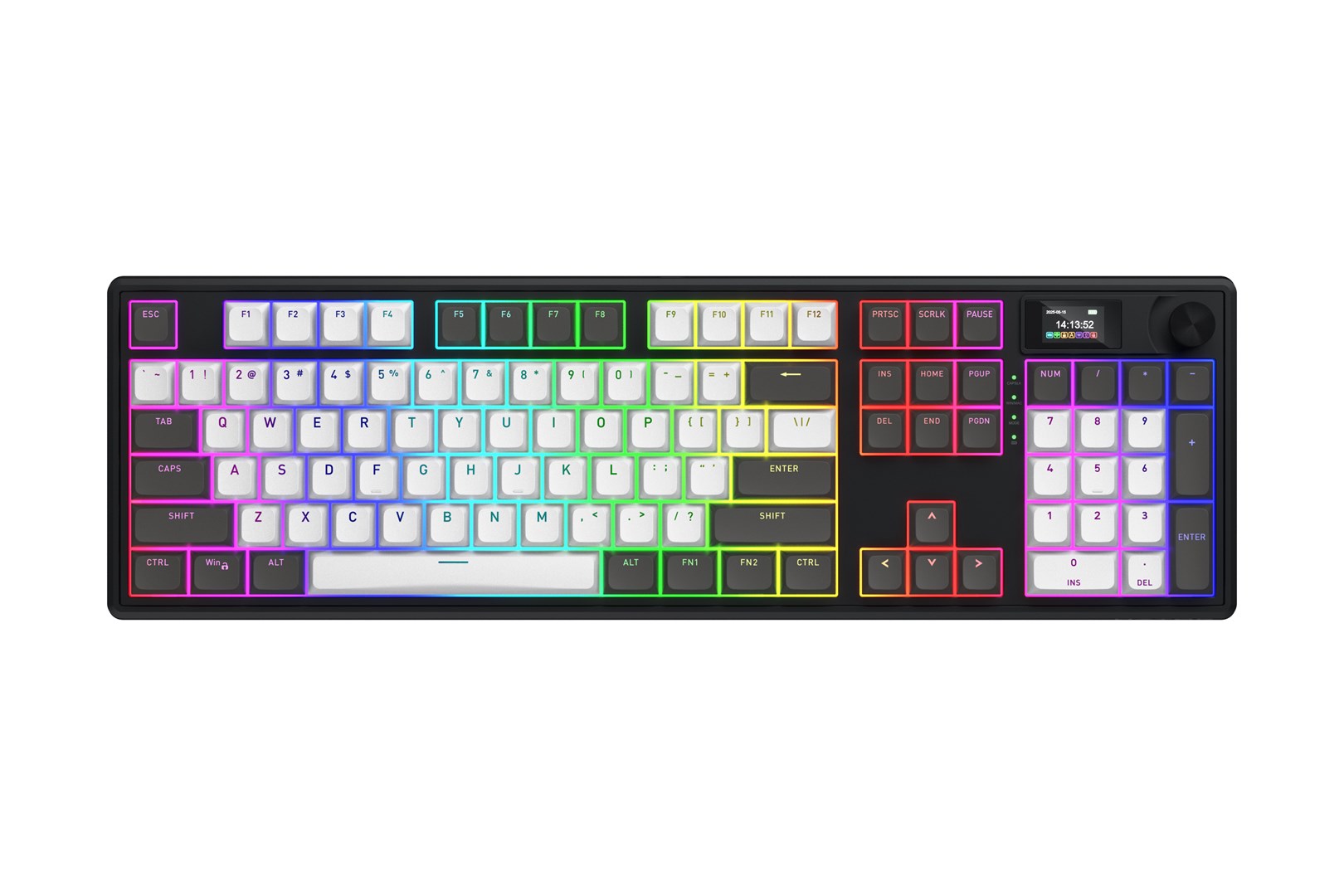 HATOR Skyfall Pro Wireless 100 keyboard Gaming USB + RF Wireless + Bluetooth QWERTY US English Black, Grey - Afbeelding 11