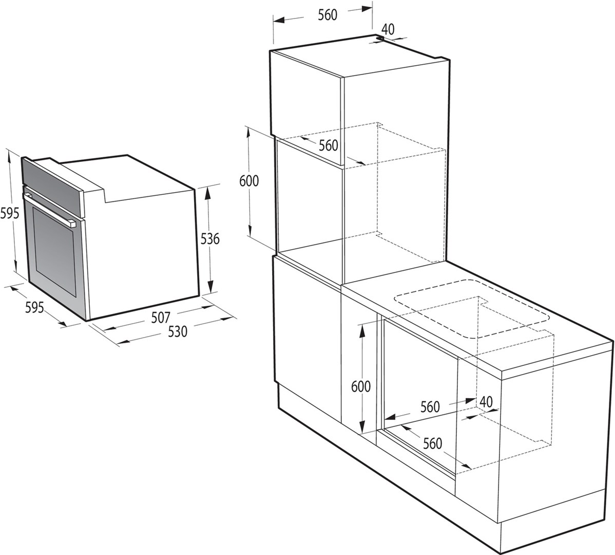 Built-in oven GORENJE BO6635E01BG - Afbeelding 4