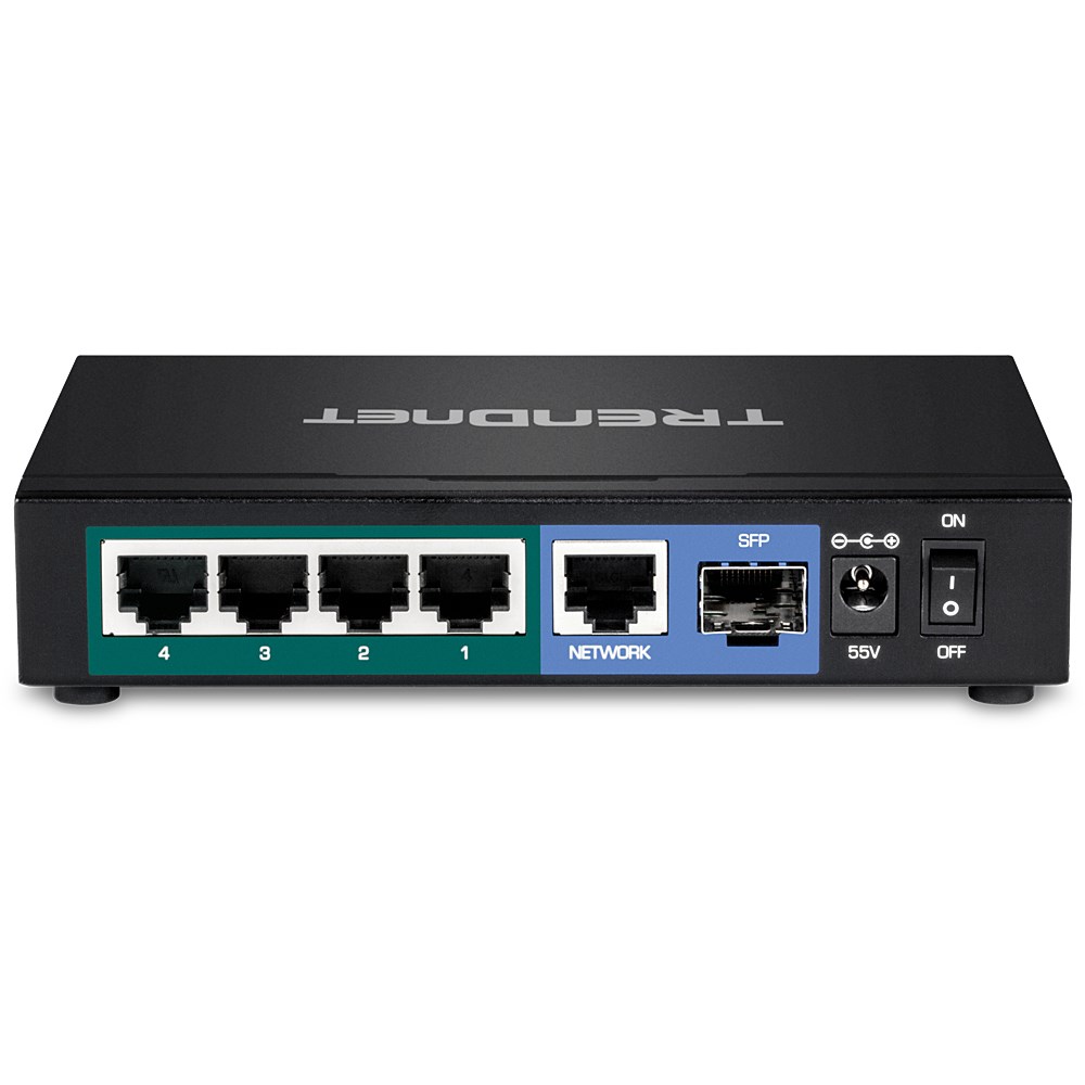 Trendnet TPE-TG611 network switch Gigabit Ethernet (10/100/1000) Power over Ethernet (PoE) Black - Afbeelding 4