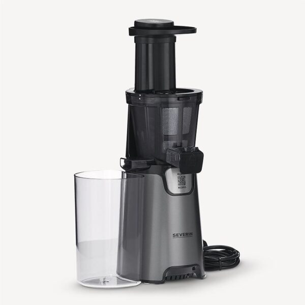 Severin ES 3571 juice maker Slow juicer 150 W Black, Grey, Metallic, Stainless steel