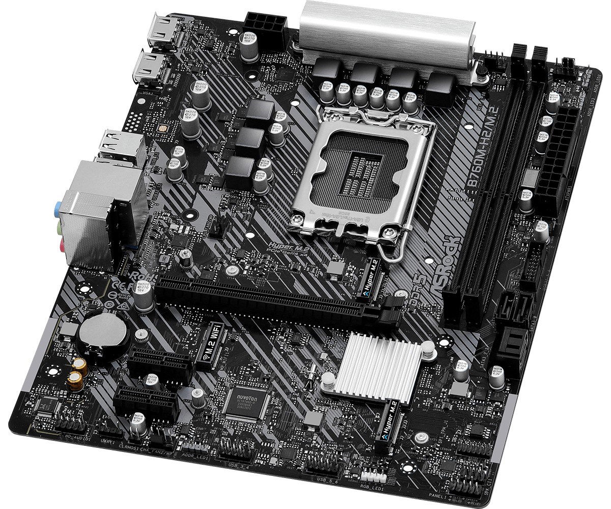 ASRock B760M-H2/M.2 motherboard - Afbeelding 2