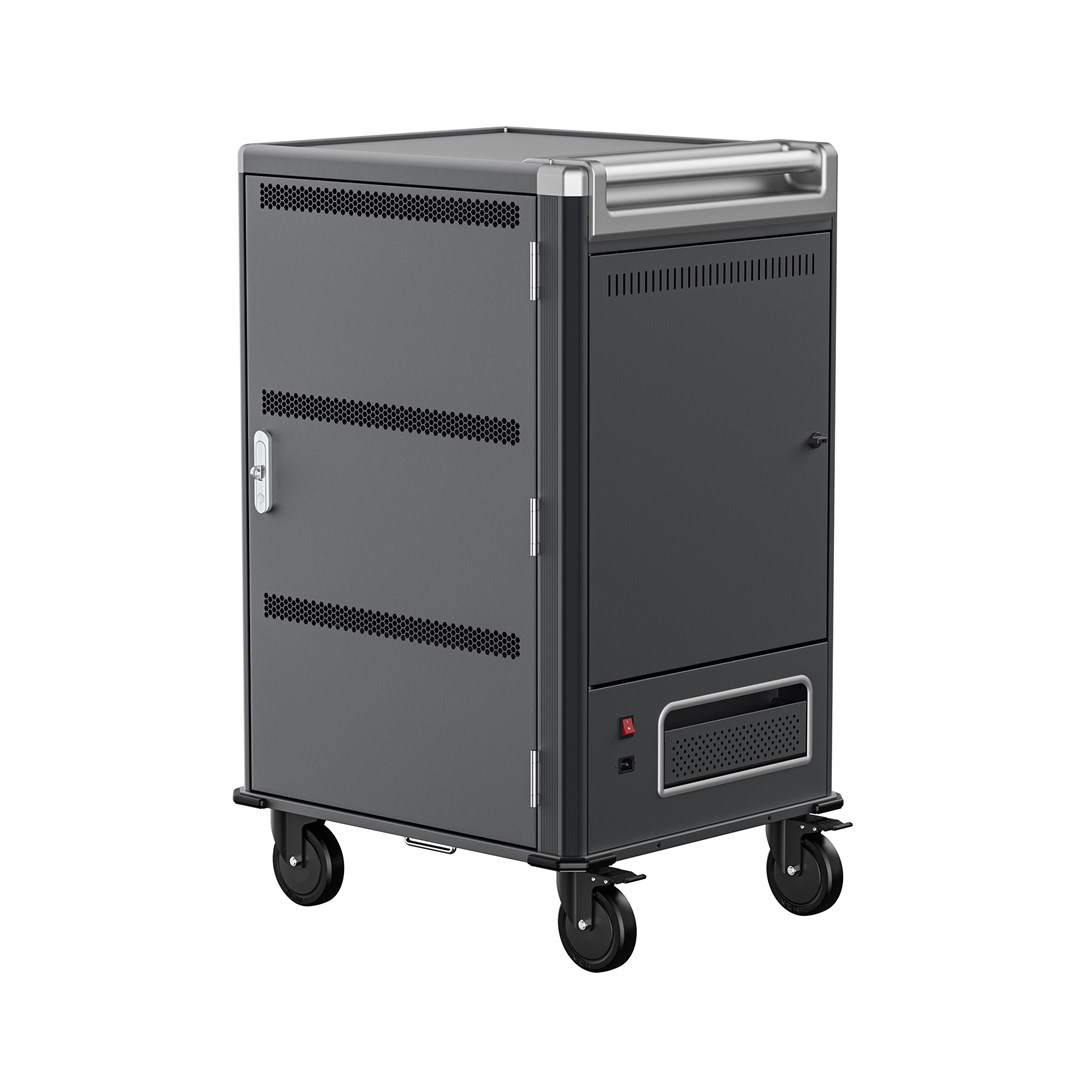 Ewent EW1701 portable device management cart/cabinet Portable device management cabinet Black, Grey - Afbeelding 2