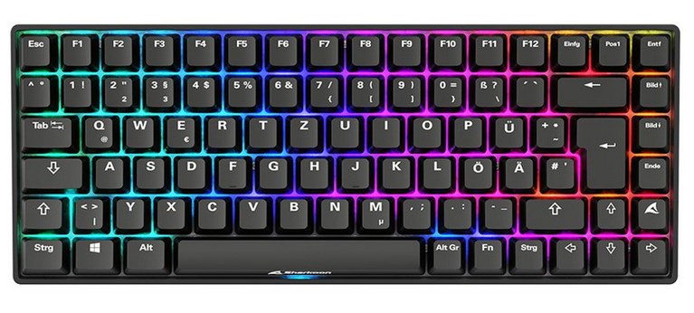 Sharkoon SGK50 S3 keyboard Gaming USB QWERTZ German Black - Afbeelding 8