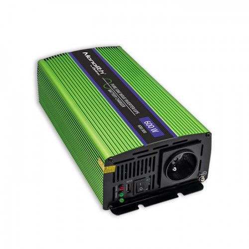 Qoltec Monolith power adapter/inverter Auto 600 W Green - Afbeelding 5