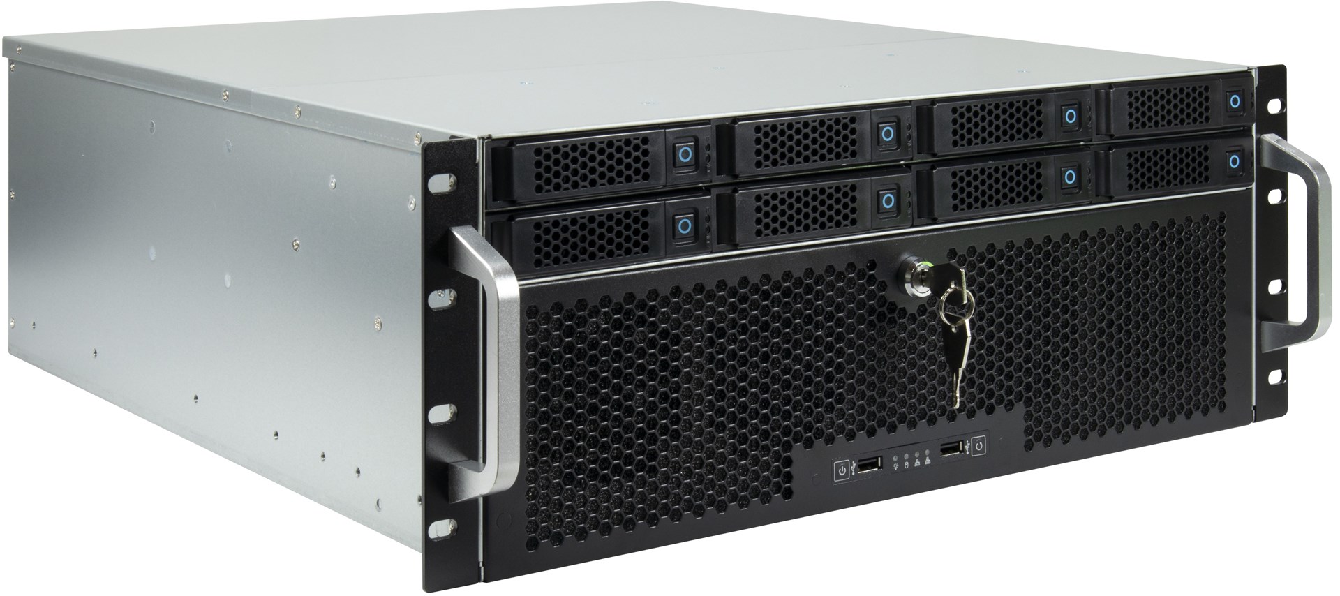 Inter-Tech 4U-4708 Rack Black