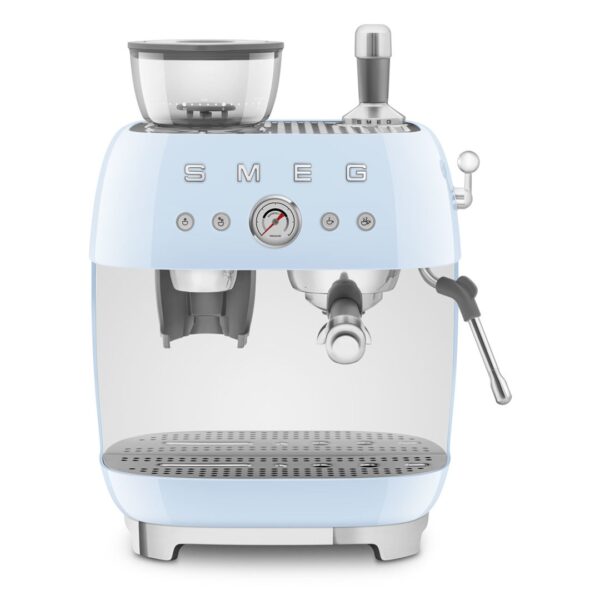 Smeg 50's Style Espresso Coffee Machine EGF03PBEU Pastel Blue