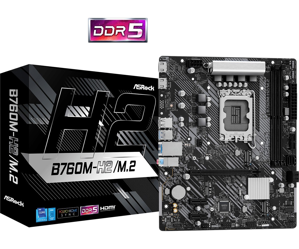 ASRock B760M-H2/M.2 motherboard - Afbeelding 5