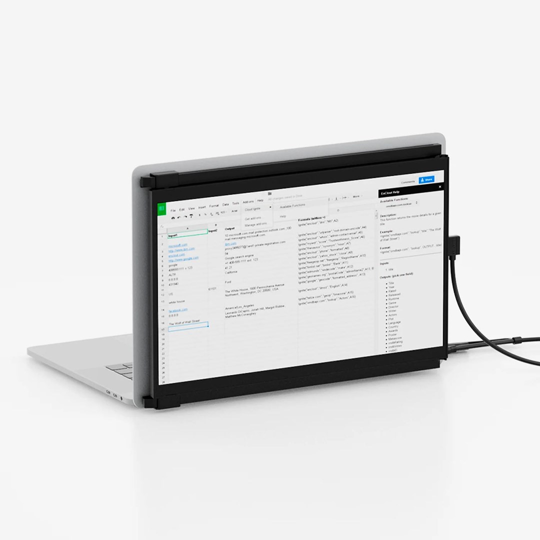 Mobile Pixels Duex Max DS computer monitor 35.8 cm (14.1") 1920 x 1080 pixels Full HD LCD Black - Afbeelding 5