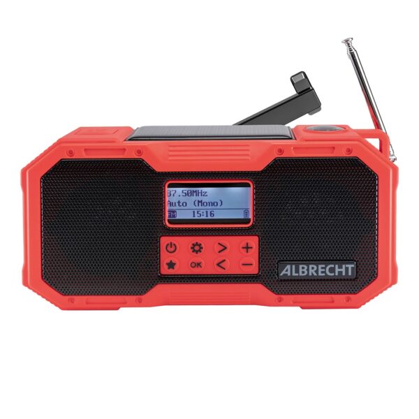 Albrecht DR 112 Digital Black, Red