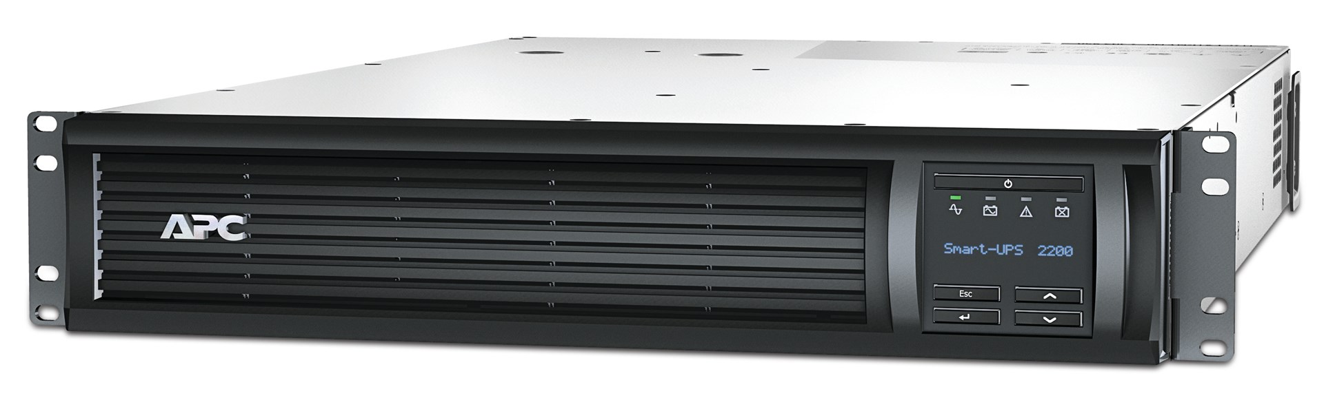 APC Smart-UPS, Line Interactive, 2200VA, Rackmount 2U, 230V, 8x IEC C13+2x IEC C19 outlets, Network Card, AVR, LCD - Afbeelding 5