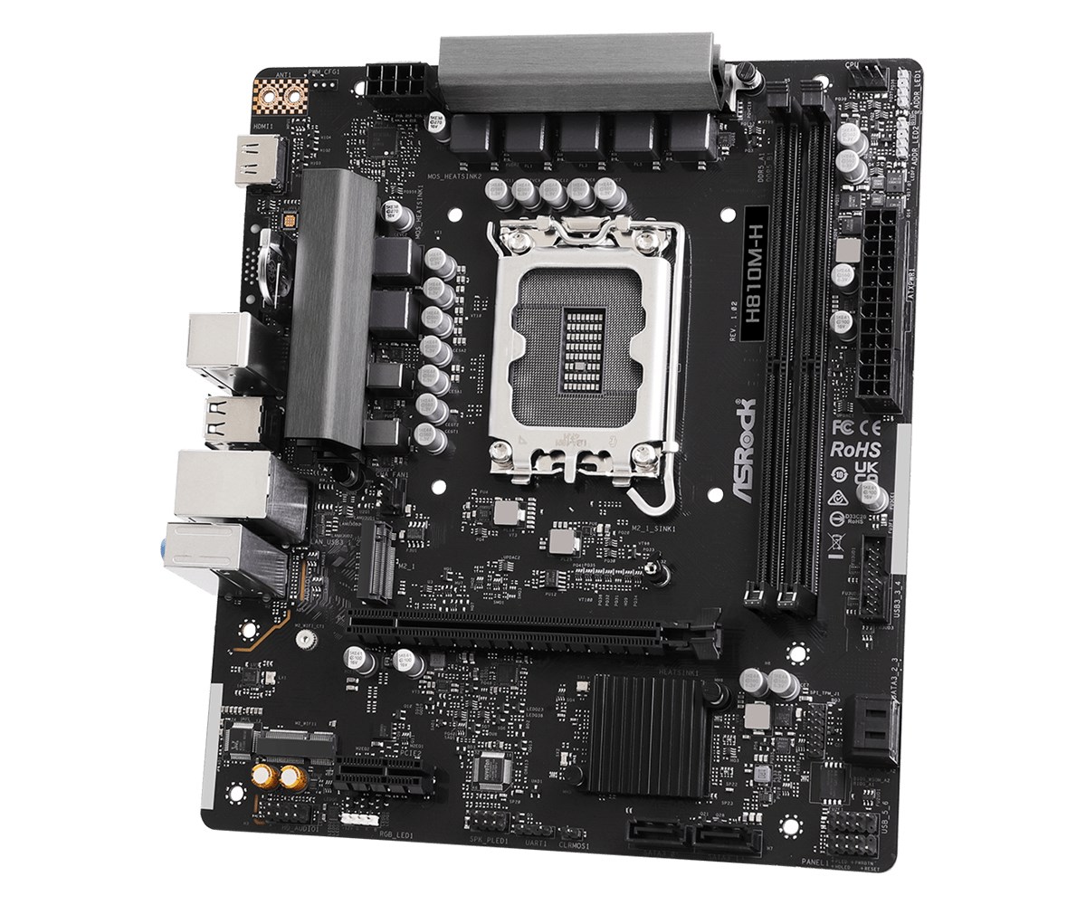 Asrock H810M-H Intel H810 LGA 1851 (Socket V1) micro ATX - Afbeelding 4
