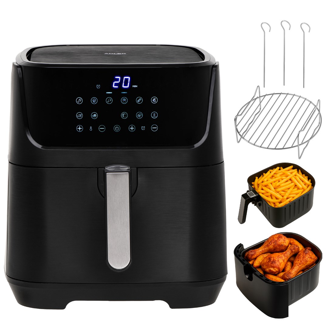 Adler AD 6317 Oil-Free Air Fryer, Black - Afbeelding 10
