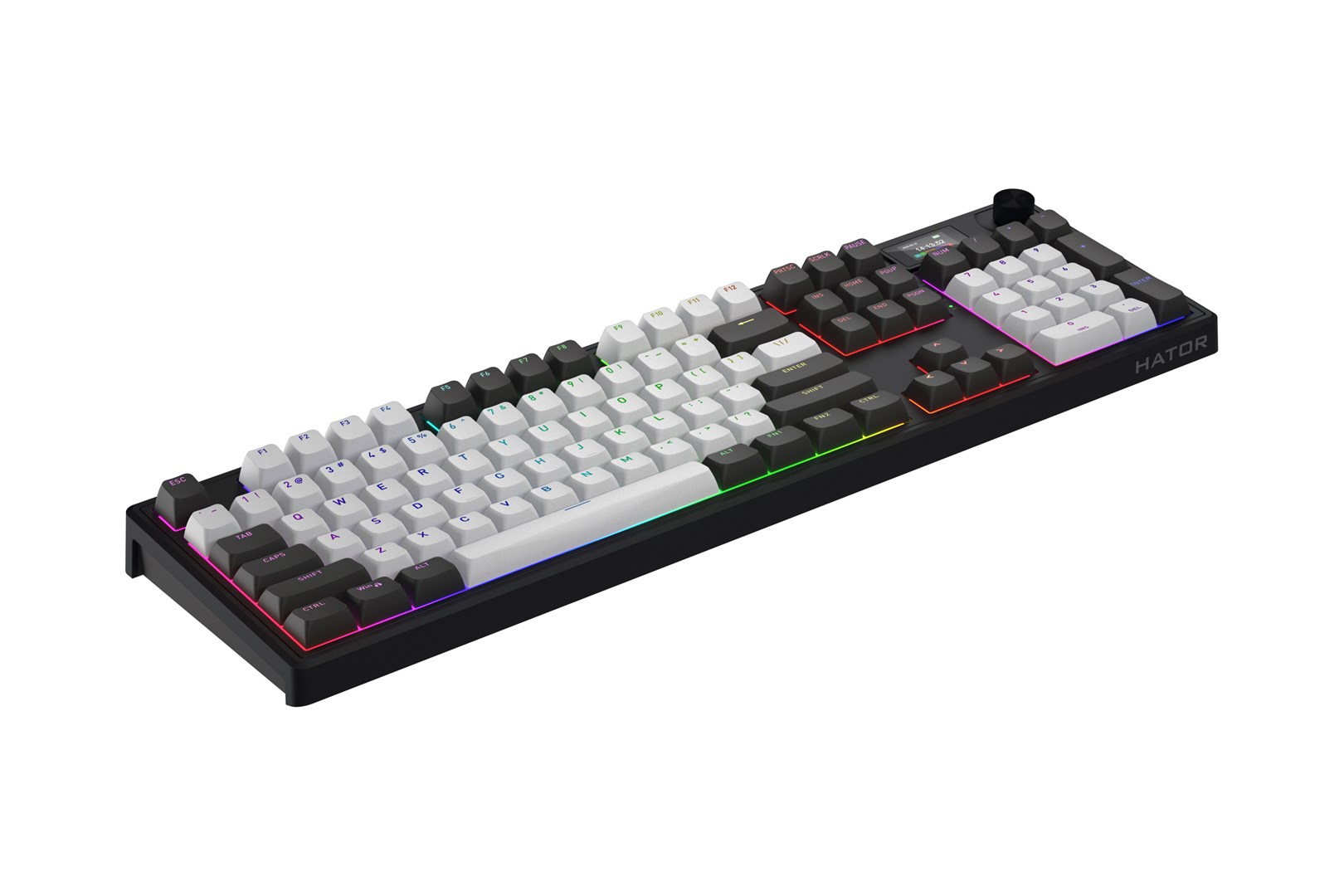 HATOR Skyfall Pro Wireless 100 keyboard Gaming USB + RF Wireless + Bluetooth QWERTY US English Black, Grey - Afbeelding 14