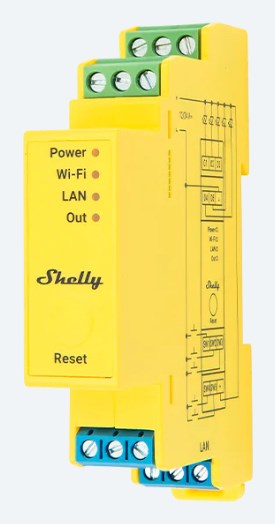 Shelly Pro RGBWW PM Wireless Yellow