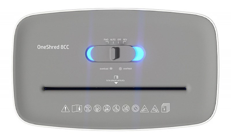 HP ONESHRED 8CC 15L paper shredder Micro-cut shredding - Afbeelding 10