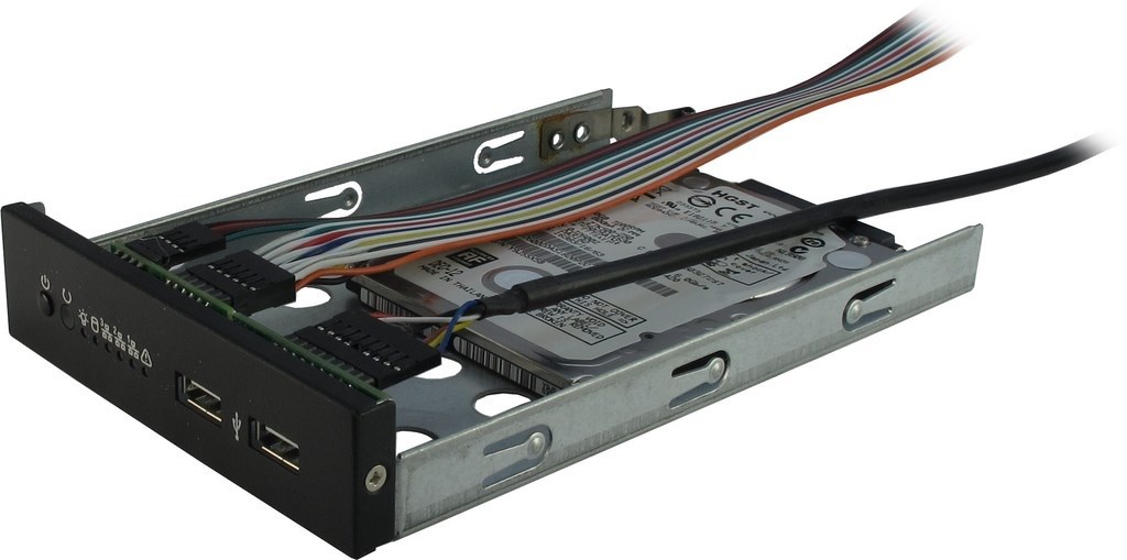 Inter-Tech 2U-20255 Rack Black, Stainless steel - Afbeelding 9