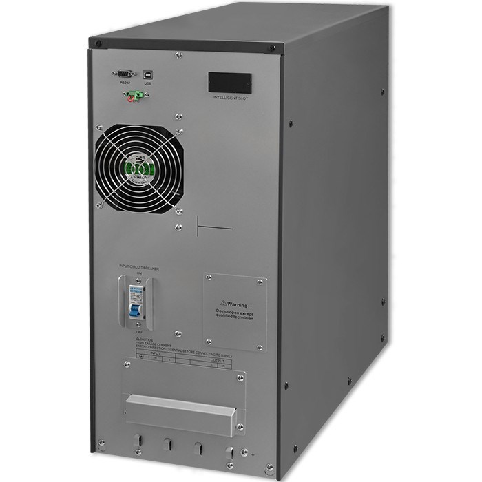 Qoltec 53982 UPS | On-line | Pure Sine Wave | 6kVA | 4.8kW | LCD | USB - Afbeelding 3