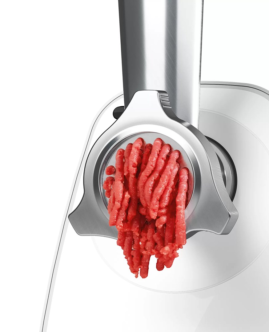 Bosch MFW2520W mincer 1500 W Stainless steel, White - Afbeelding 6
