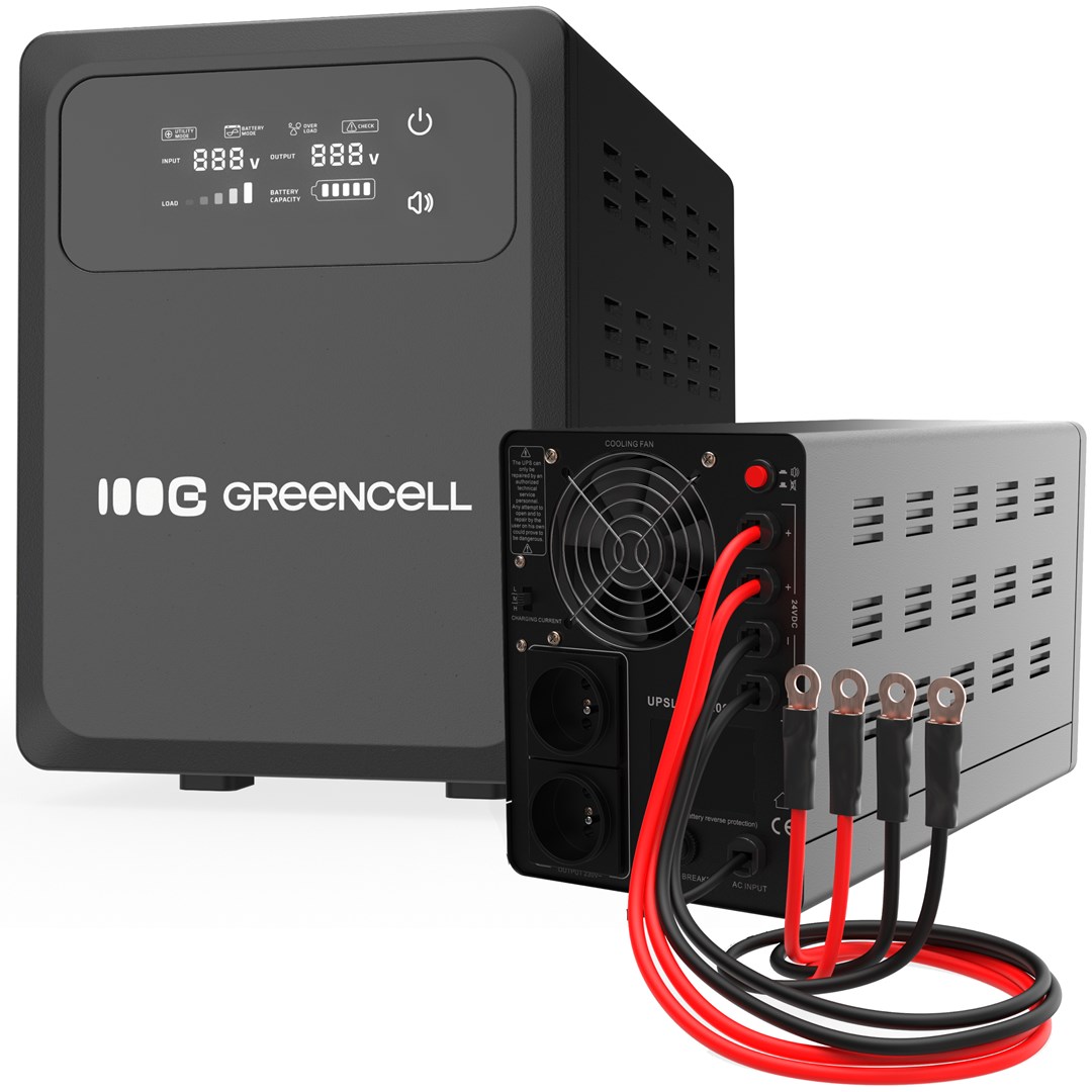 Green Cell UPSLPPC1200 uninterruptible power supply (UPS) Line-Interactive 2 kVA 1200 W - Afbeelding 3