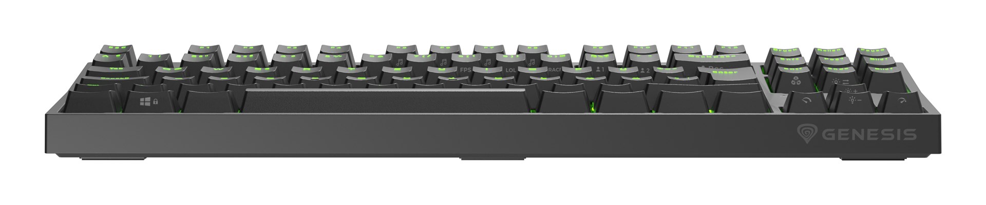 GENESIS Thor 404 TKL keyboard Gaming USB QWERTZ German Black - Afbeelding 19