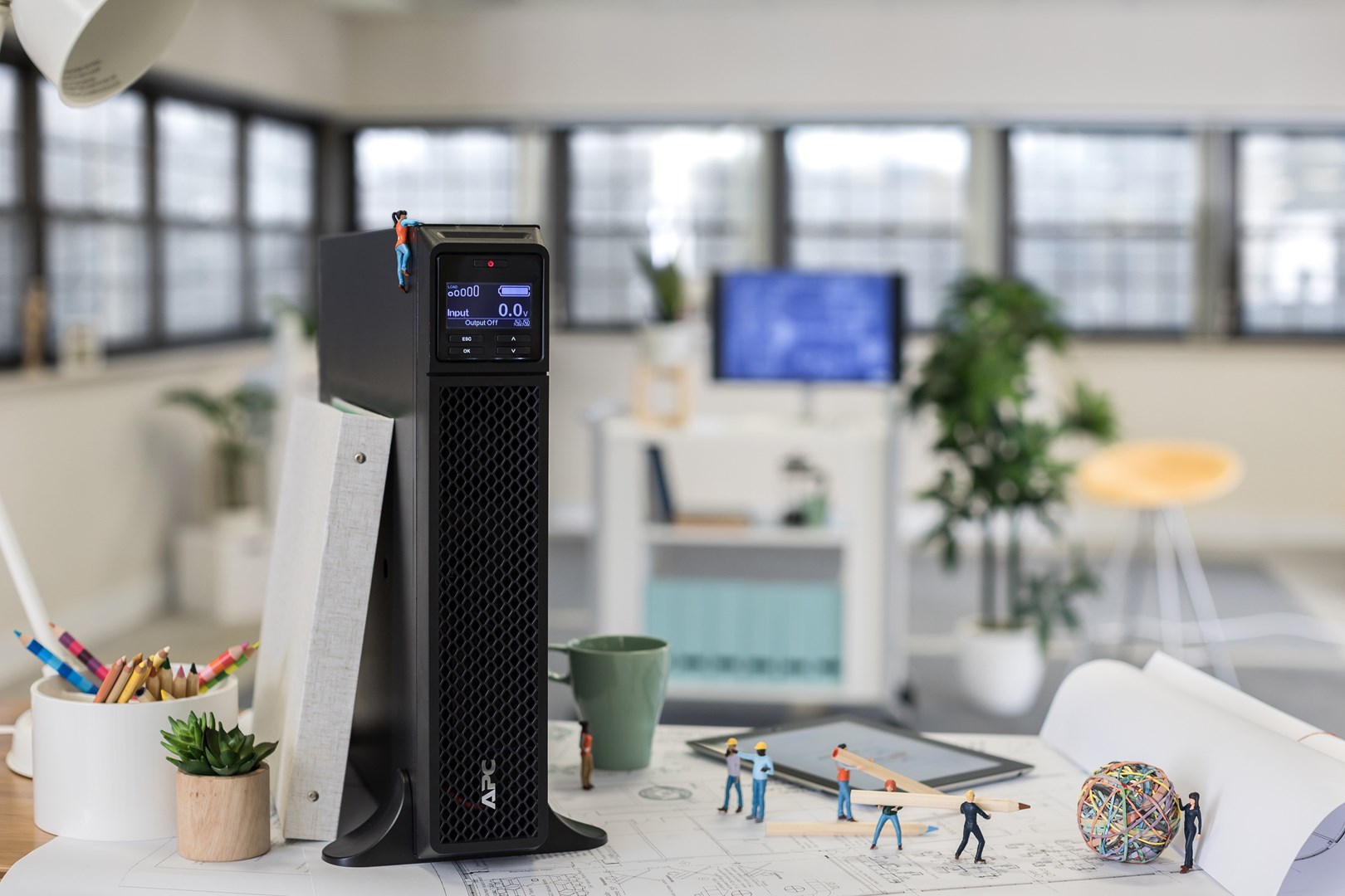 APC Smart-UPS On-Line, 3kVA, Tower, 208V/230V, 6x C13+2x C19 IEC outlets, SmartSlot, Extended runtime, W/O rail kit - Afbeelding 5
