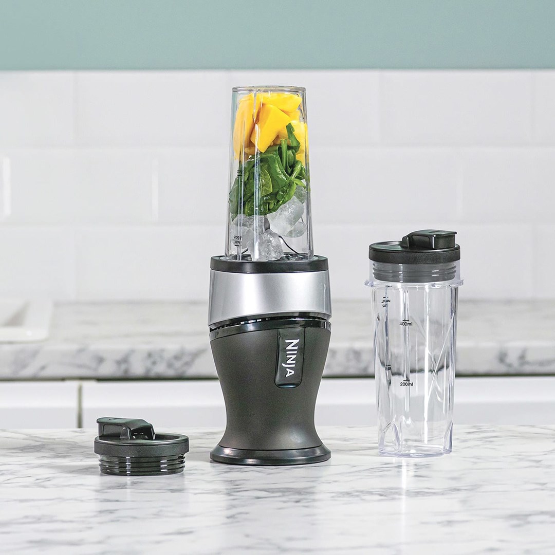 Ninja QB3001 0.47 L Tabletop blender 700 W Black, Silver - Afbeelding 9