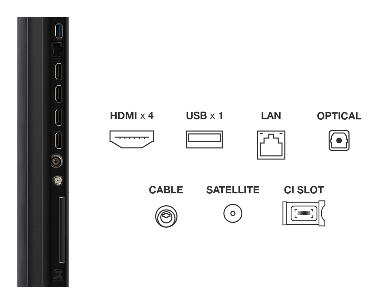 TCL C6K 55" 4K UHD Smart TV Wi-Fi Metallic - Afbeelding 6