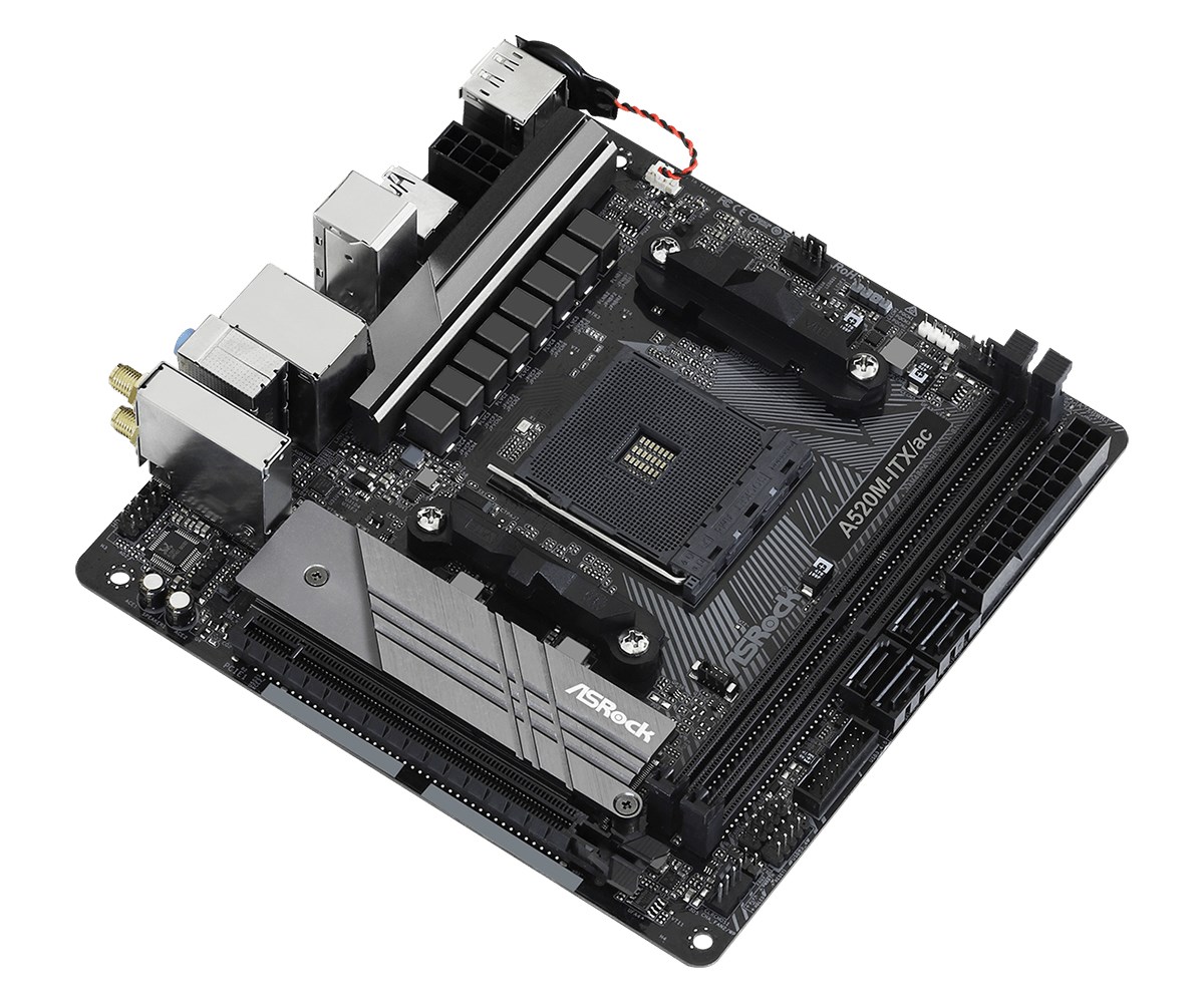 Asrock A520M-ITX/ac Socket AM4 micro ATX - Afbeelding 3
