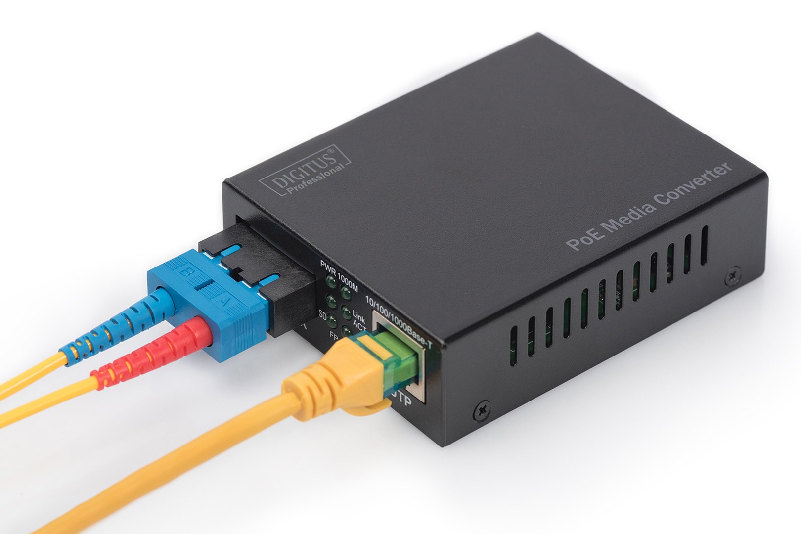 Digitus Gigabit PoE media converter, RJ45 / SC, MM, PSE - Afbeelding 3