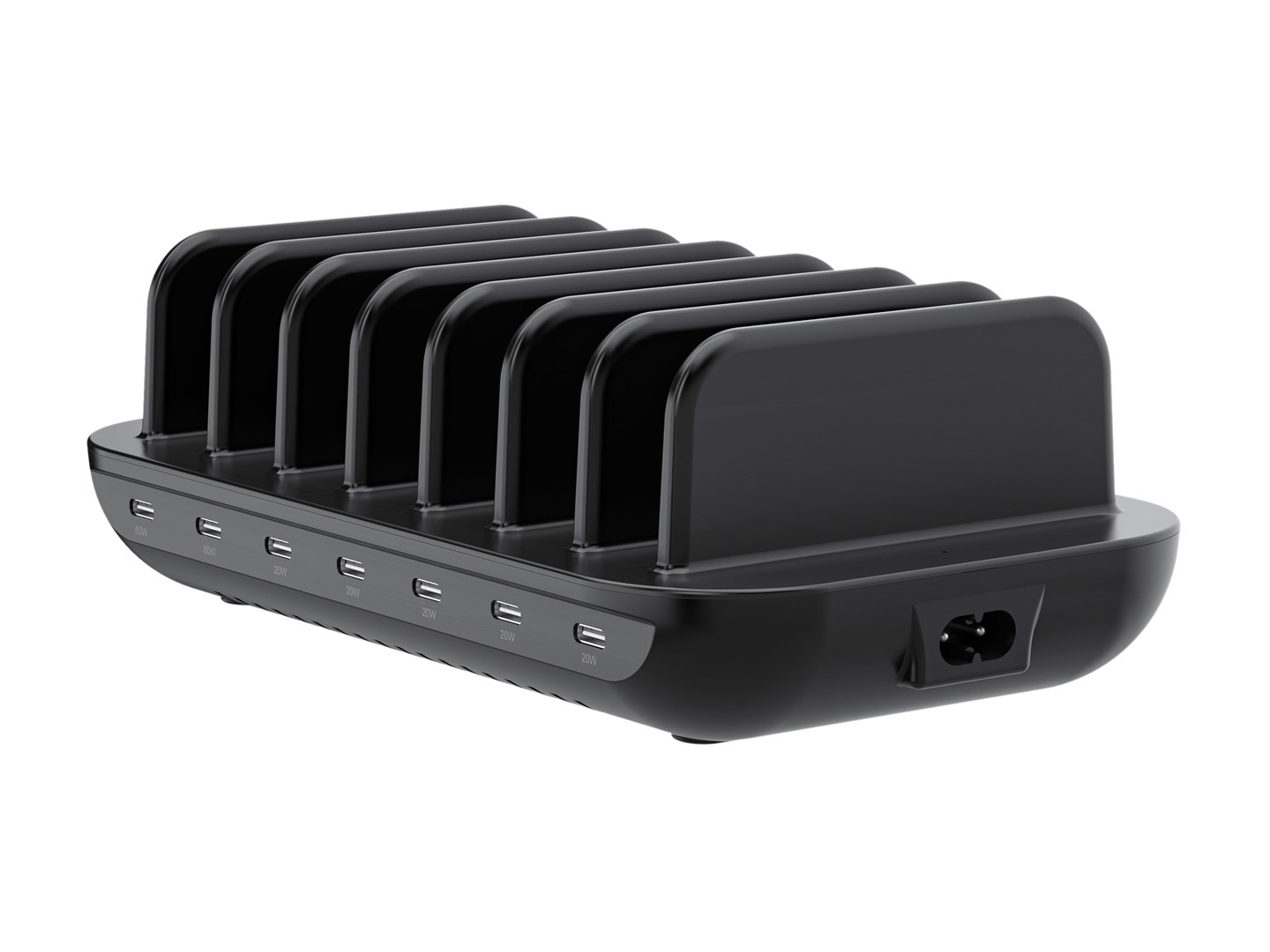 Charger 7Port 7xUSB-C Multi 160WPD3.0 bk - Afbeelding 7